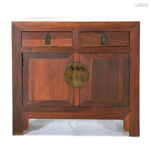 Chinese Huanghuali and Mixed Wood Cabinet*