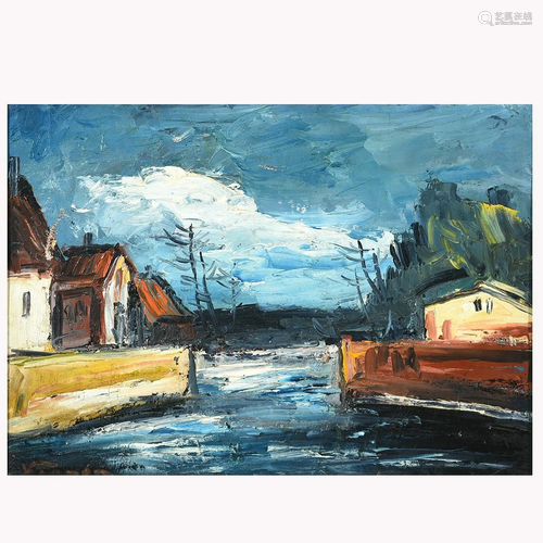 Attrib. to Maruice de Vlaminck 