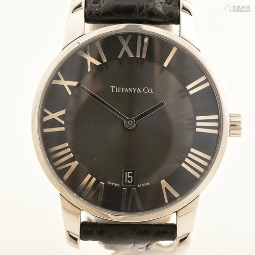 Tiffany & Co. Atlas Stainless Steel, Leather