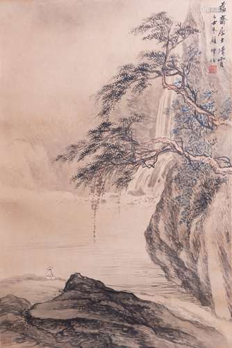 GU KUNBO (1905-1970), LANDSCAPE