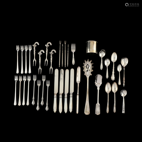 A Collection of Vintage Silverplate and Stainless