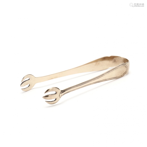 14KT Gold Sugar Tongs by Birks