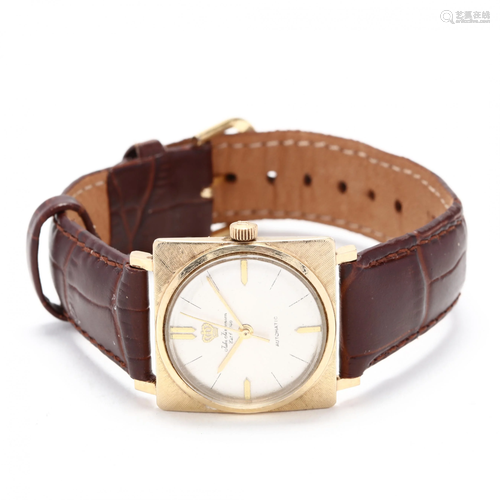 Gent's Vintage 14KT Watch, Jules Jurgensen