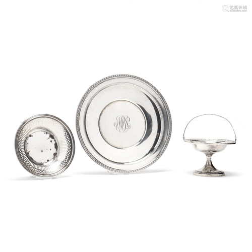 Three Sterling Silver Serving Items