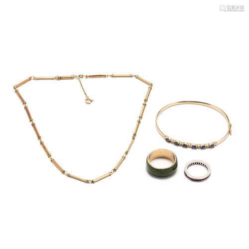 Group of Gold Jewelry