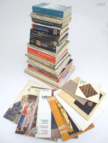 Books: A quantity of books on the subject of art. Titles to include The Art of the West, Henri