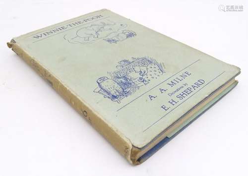 Book: Winnie-The-Pooh by A. A. Milne. Decorations by E. H. Shepard. Published 1936. Please Note - we