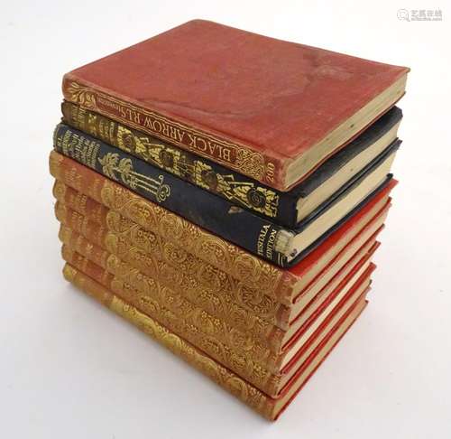 A quantity of books by Robert Louis Stevenson, titles to include The Strange Case of Dr. Jekyll & Mr