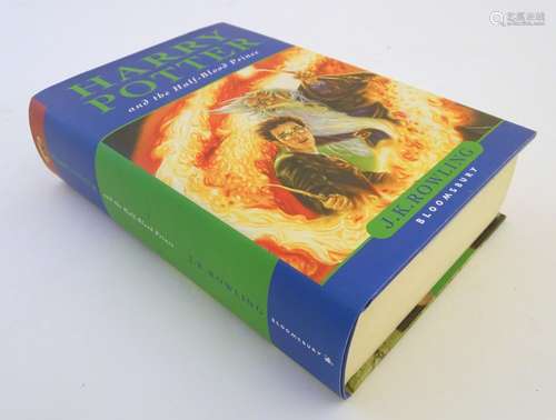 Book: 'Harry Potter and the Half-Blood Prince' J.K. Rowling (pub. Bloomsbury 2005, hardback issue,