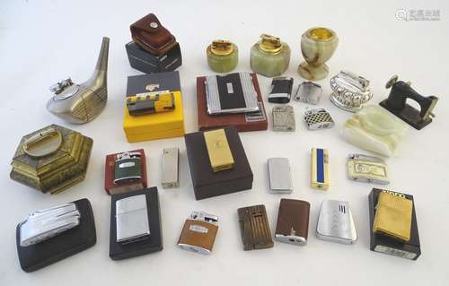 A collection of 20thC table and pocket lighters, to include numerous examples by Ronson (Crown,