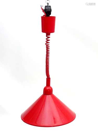 Vintage Retro, Mid-Century: a Danish pendant lamp by Knud Christiensen Electric, 'Salut' model, in