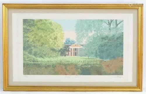 After Ian Wildgoose, XX, English School, Limited edition colour lithograph, no. 34/140, Palace