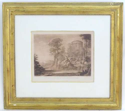 Richard Earlom (1743-1822), after Claude Lorrain (1605-1682), 18thC engraving, No. 193 from Liber