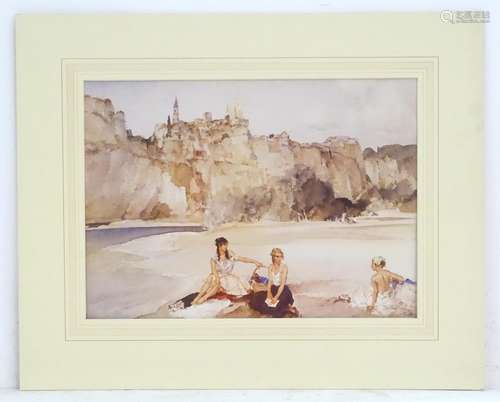 After Sir William Russell Flint (1880 - 1969), Colour print Approx 12 1/2'' x 17 1/2'' Please Note -