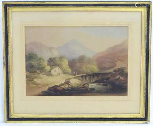 Francis Nicholson (1753 ? 1844), English School, Watercolour, View at the head of Loch Katrine; W