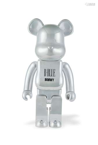 BE@RBRICK B-BLUE 珍珠白