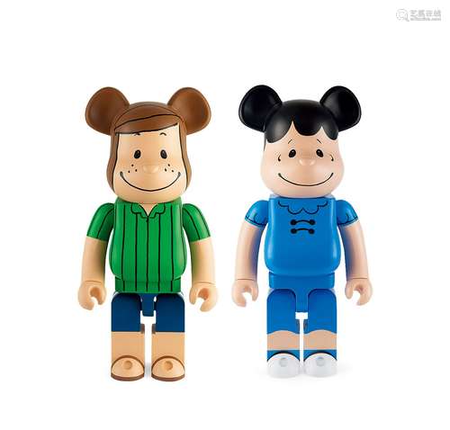 BE@RBRICK 史努比家族 薄荷& LUCY