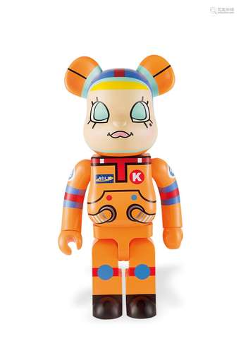 BE@RBRICK X MILK X MOLLY 宇航员夜光版