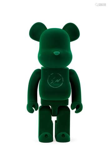 BE@RBRICK X 藤原浩 绿植绒闪电