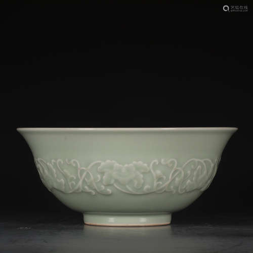 DAOGUANG MARK, CHINESE CELADON GLAZED BOWL