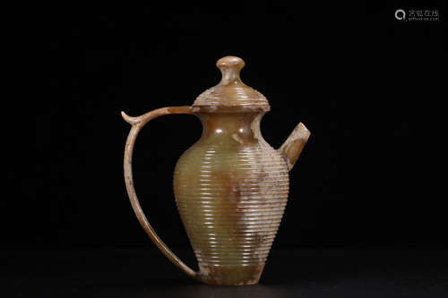 CHINESE GAOGU JADE WINE POT