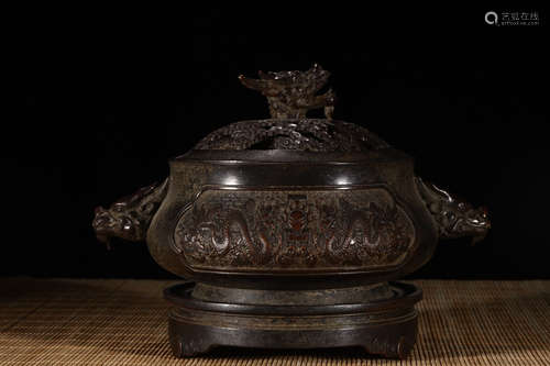 XUANDE MARK, CHINESE BRONZE CENSER