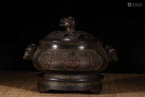 XUANDE MARK, CHINESE BRONZE CENSER