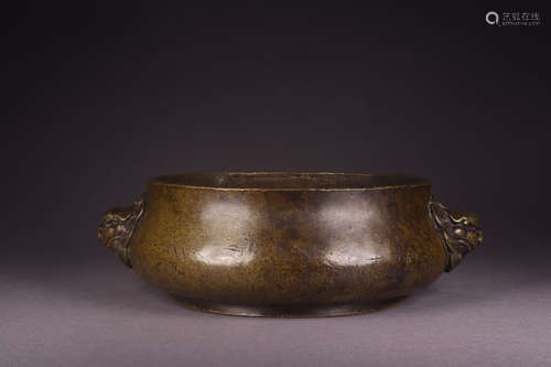 XUANDE MARK, CHINESE BRONZE CENSER