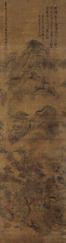 赵慎畛（1761-1825） 山水 绢本设色 立轴