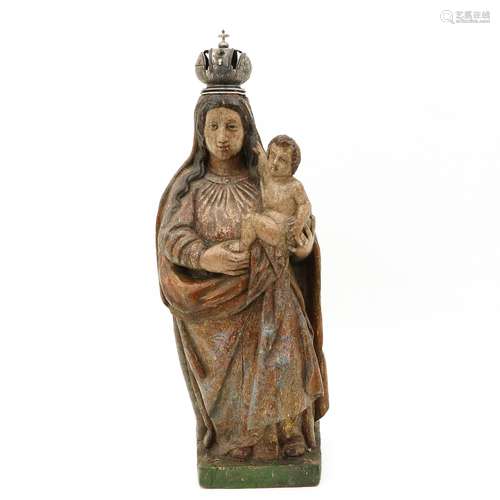 A 17th - 18 Century Religious Sculpture