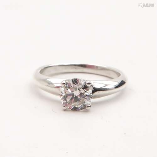 A Ladies Diamond Solitaire Ring 0.73 Carat