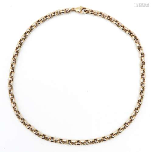 A Yellow Gold Necklace