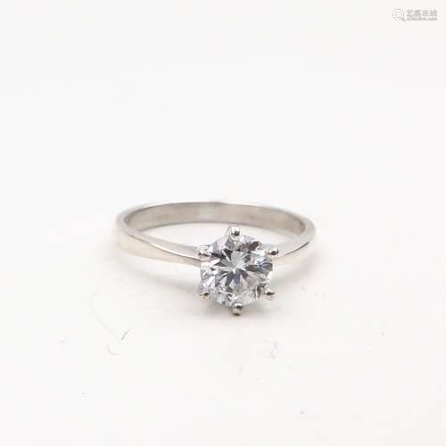 A Ladies Diamond Solitaire Ring 0.57 Carat