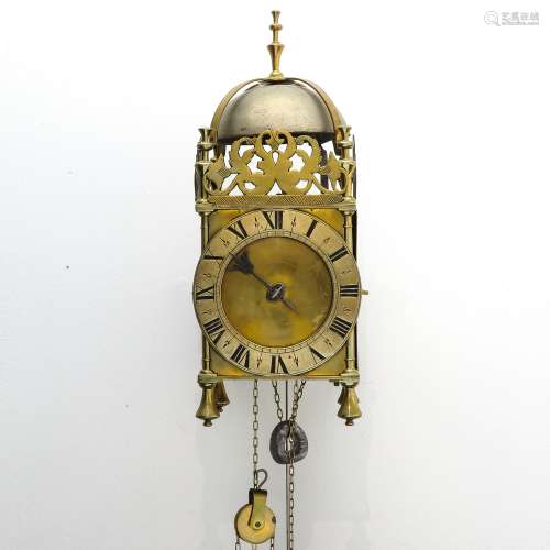 A French 17th - 18th Century Lantern Clock