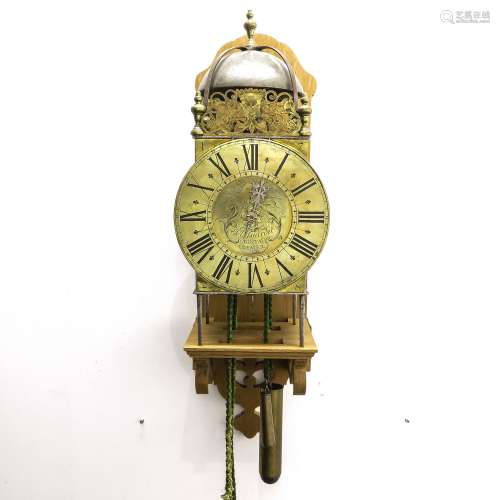 A Signed French Lantern clock