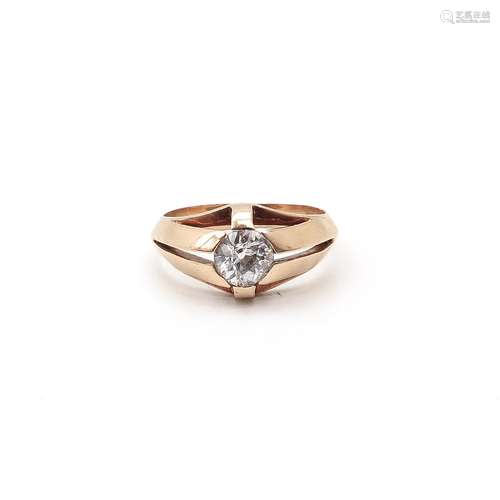 A Diamond Solitaire Ring