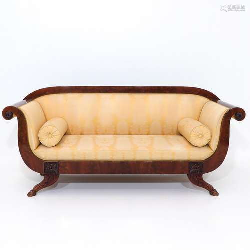 A Mahogany Sofa Circa 1820