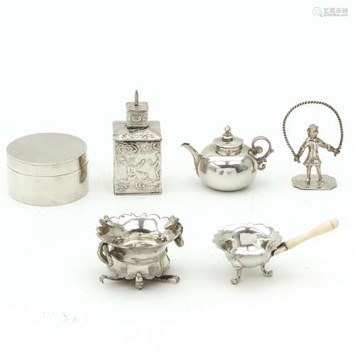 A Collection of Dutch Silver Miniatures