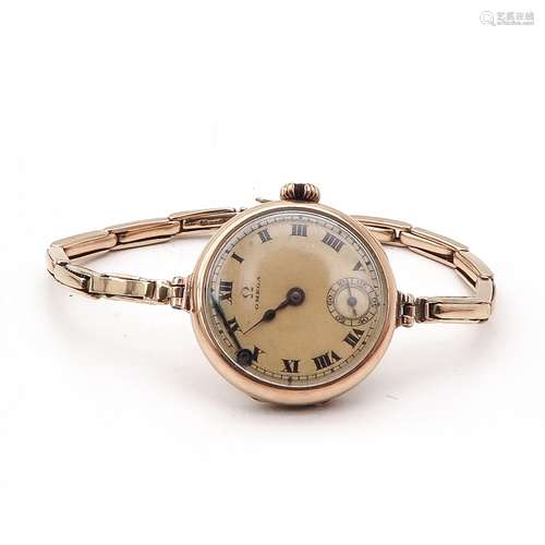 A Ladies 14KG Omega Watch