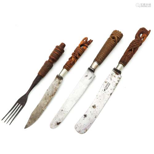 Three Knives an One Fork