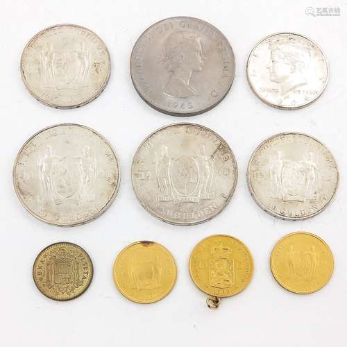 A Collection of Gold and Silver Coins