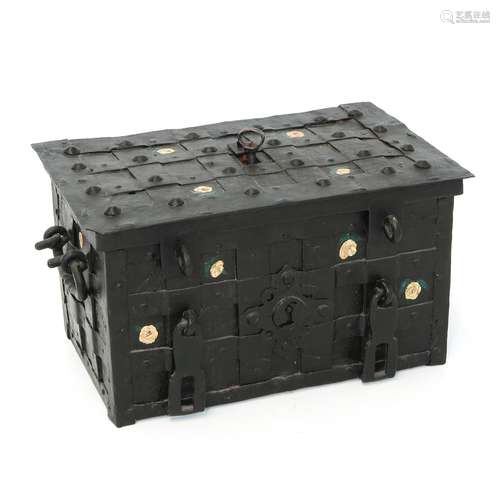 A Cast Iron Money Trunk