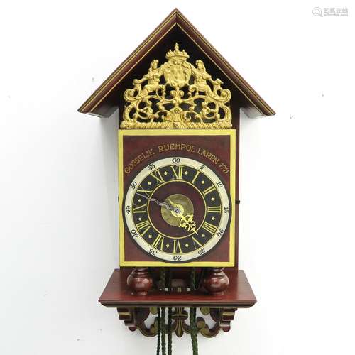 A Signed Gosselik Ruempol Clock