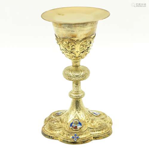 A Gilt Silver Chalice