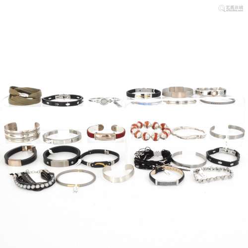 A Large Collection of Bracelets - New