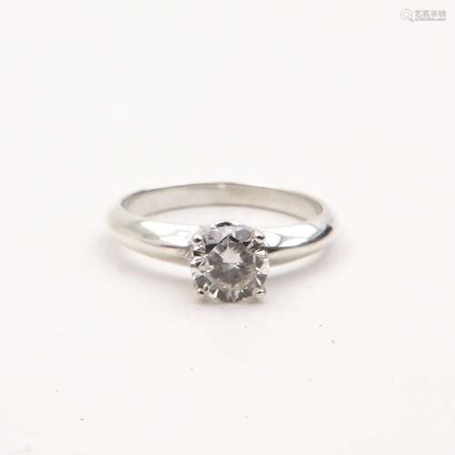 A Ladies Diamond Solitaire Ring 0.79 Carat