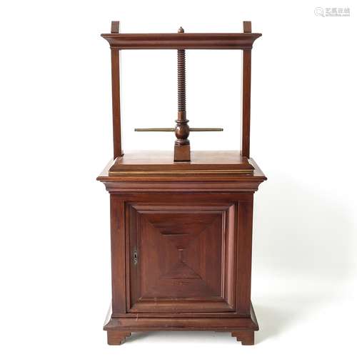 A 19th Century Mahogany Linen press