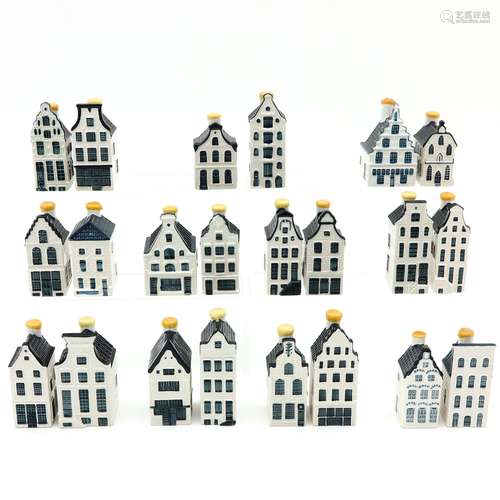 A Collection of Miniature KLM Houses