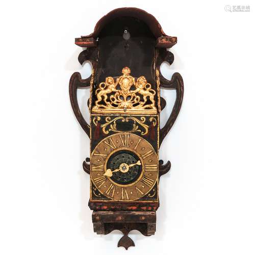 A Signed Wall Clock 1692