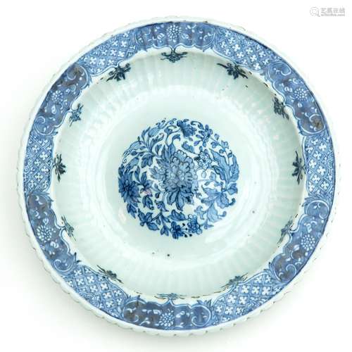 A Blue and White Serving Dish